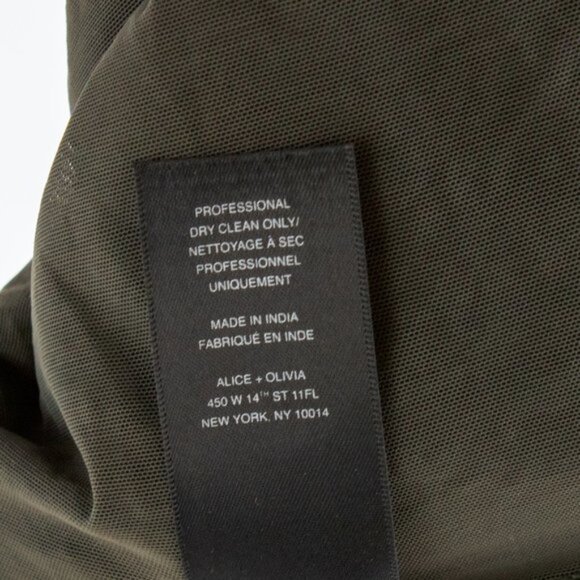 Alice + Olivia Ramos Army Embellished Skirt - Picture 10 of 10